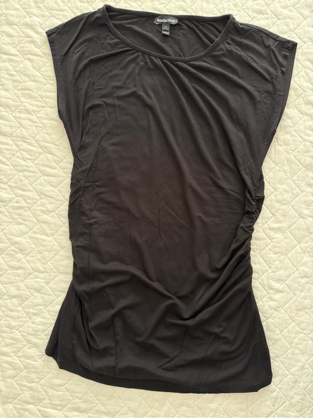 Isabella Oliver Black Maternity Top Size 4 (UK)